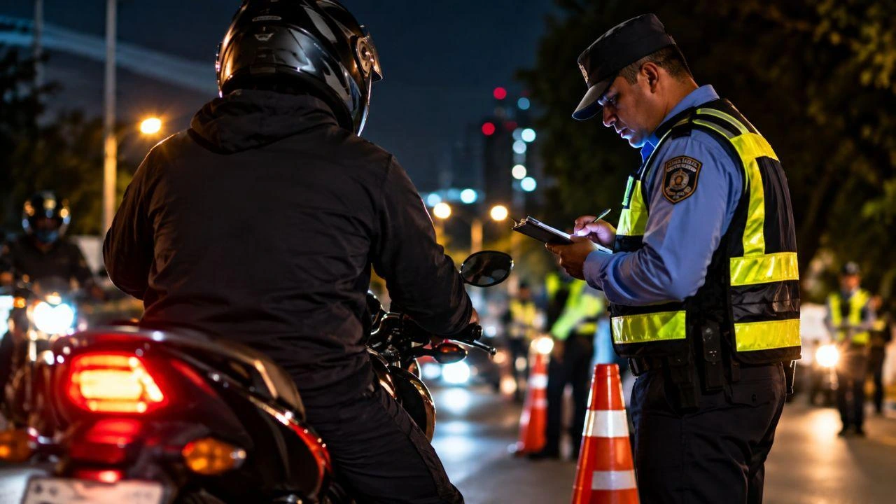 De noche y sin chaleco: cien motociclistas caen cada día en los controles Imagen de De noche y sin chaleco: cien motociclistas caen cada día en los controles