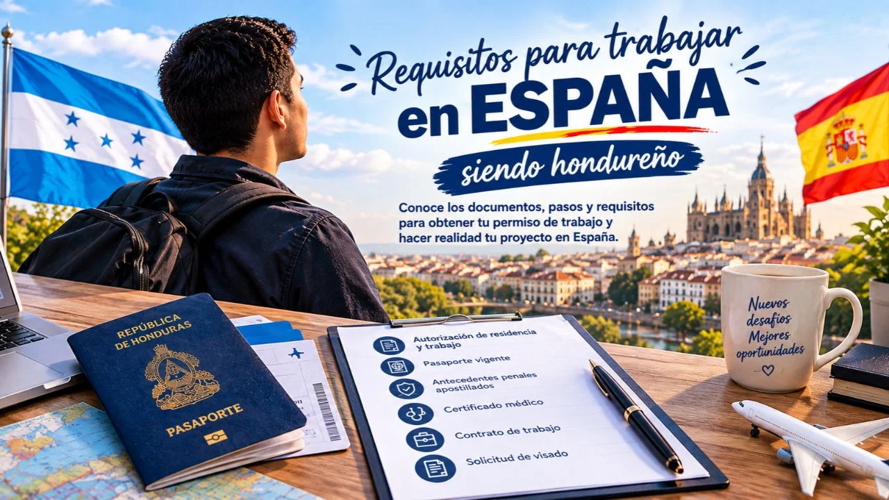 Imagen de Requisitos para trabajar en España siendo hondureño: pasos y documentos