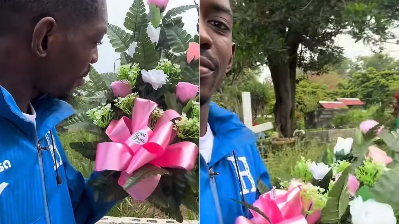 'Sé que me estuviera regañando': 'Dembelé' hondureño visita tumba de su pareja Imagen de 'Sé que me estuviera regañando': 'Dembelé' hondureño visita tumba de su pareja