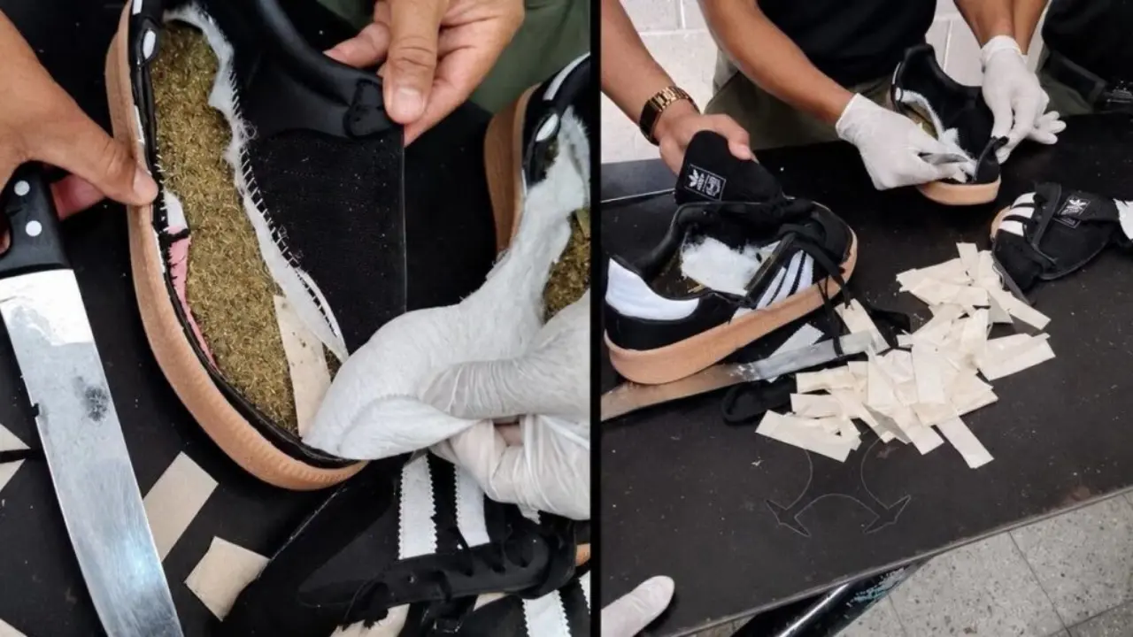 Imagen de Mujer intentó ingresar a Támara con marihuana oculta en tenis