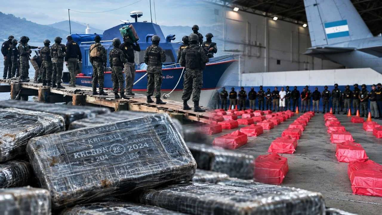 La droga de $16.6 millones aterriza en Tegucigalpa con cuatro detenidos Imagen de La droga de $16.6 millones aterriza en Tegucigalpa con cuatro detenidos