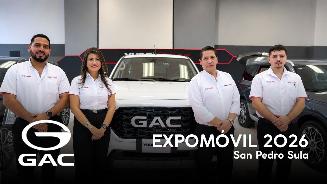 Yude Motors sorprende en Expomóvil 2026 con el lanzamiento oficial de GAC en Honduras Imagen de Yude Motors sorprende en Expomóvil 2026 con el lanzamiento oficial de GAC en Honduras