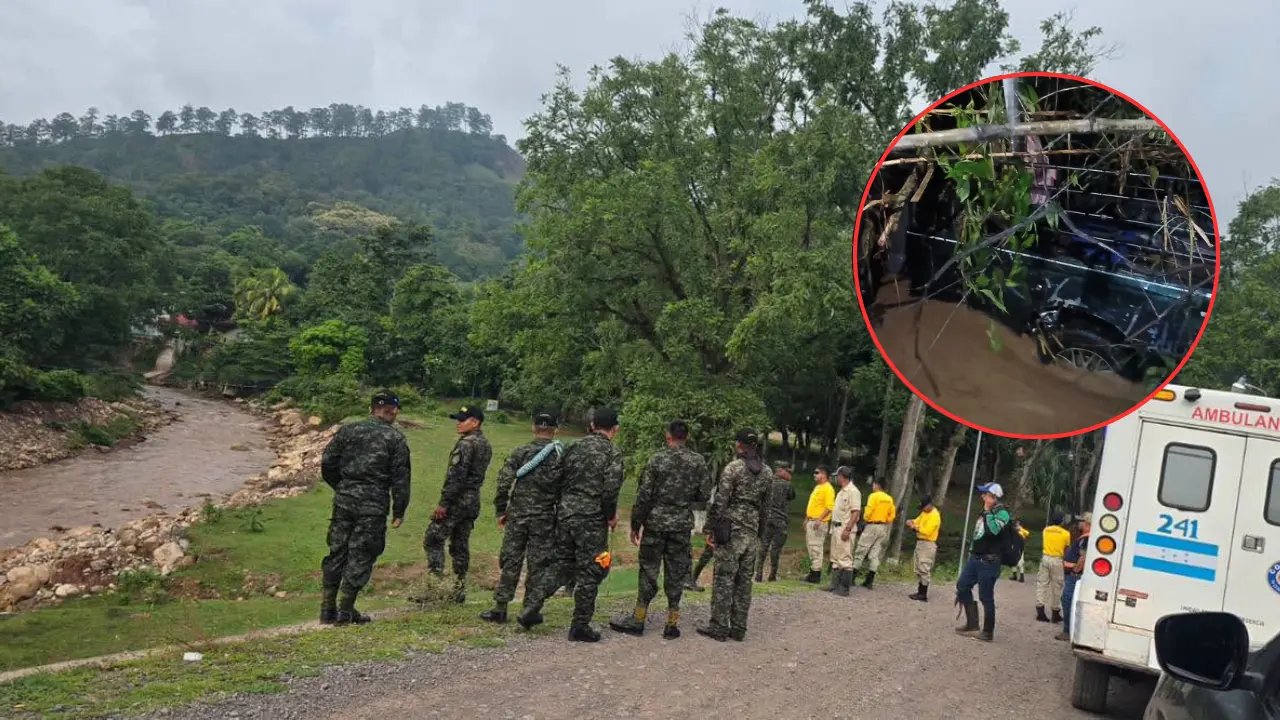Tragedia en Comayagua: corriente arrastra a tres miembros de una familia Imagen de Tragedia en Comayagua: corriente arrastra a tres miembros de una familia