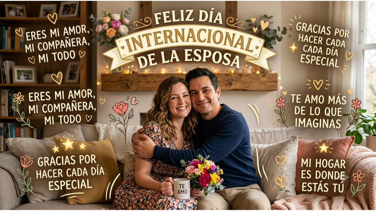 Feliz Día Internacional de la Esposa: frases y mensajes bonitos para dedicar Imagen de Feliz Día Internacional de la Esposa: frases y mensajes bonitos para dedicar