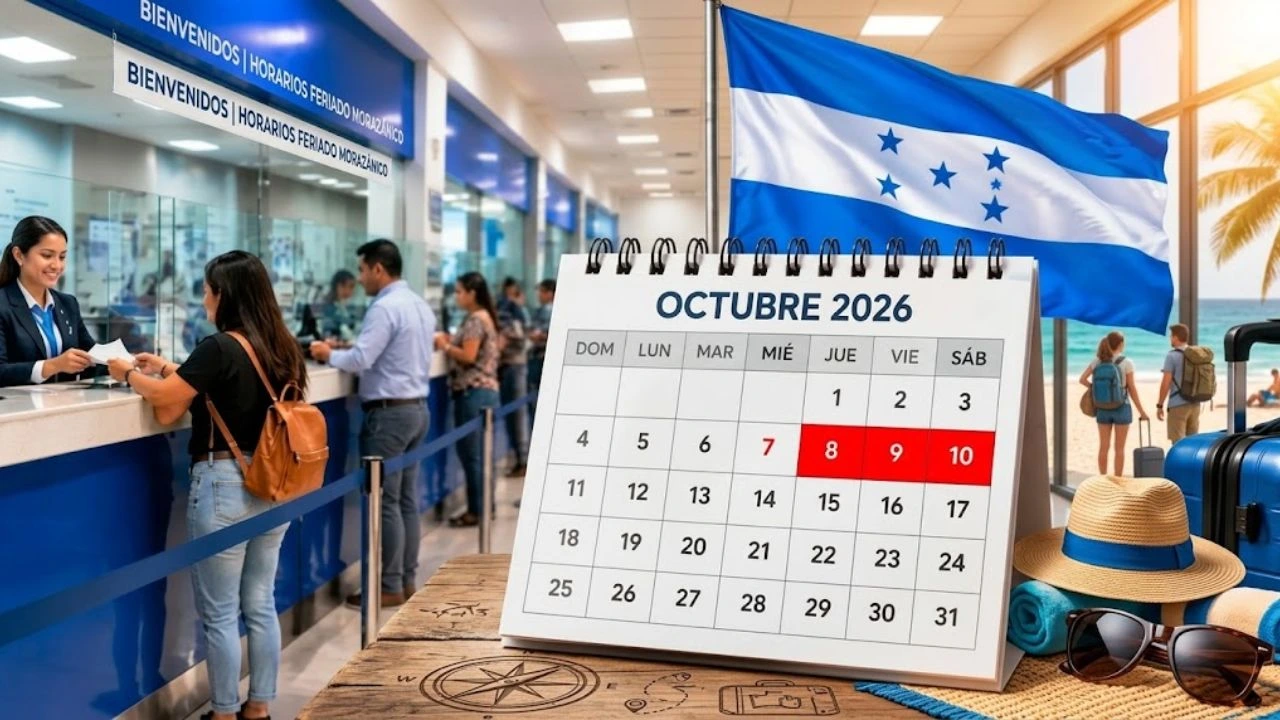 Estos son los días que trabajarán los bancos en el Feriado Morazánico Imagen de Estos son los días que trabajarán los bancos en el Feriado Morazánico