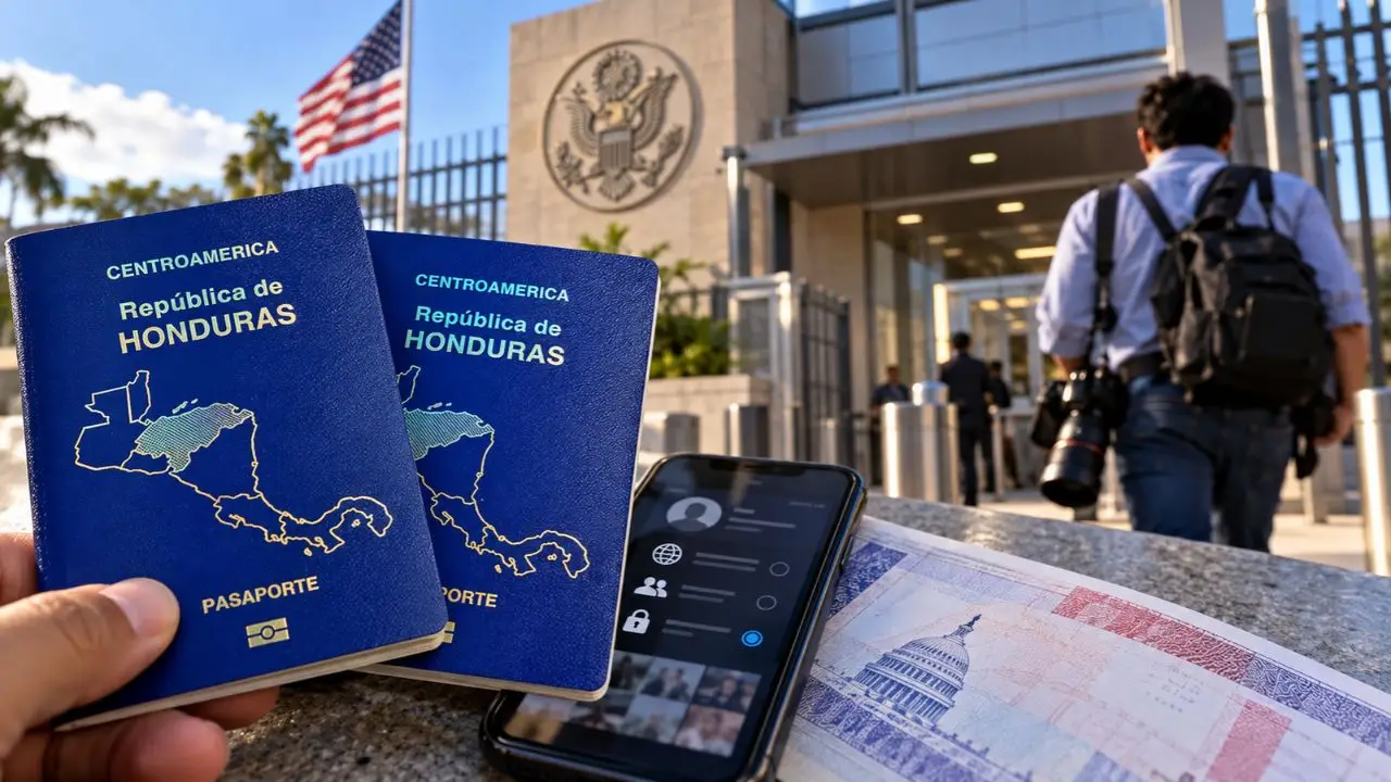 Hondureños que soliciten estas visas deberán mostrar sus redes desde octubre Imagen de Hondureños que soliciten estas visas deberán mostrar sus redes desde octubre