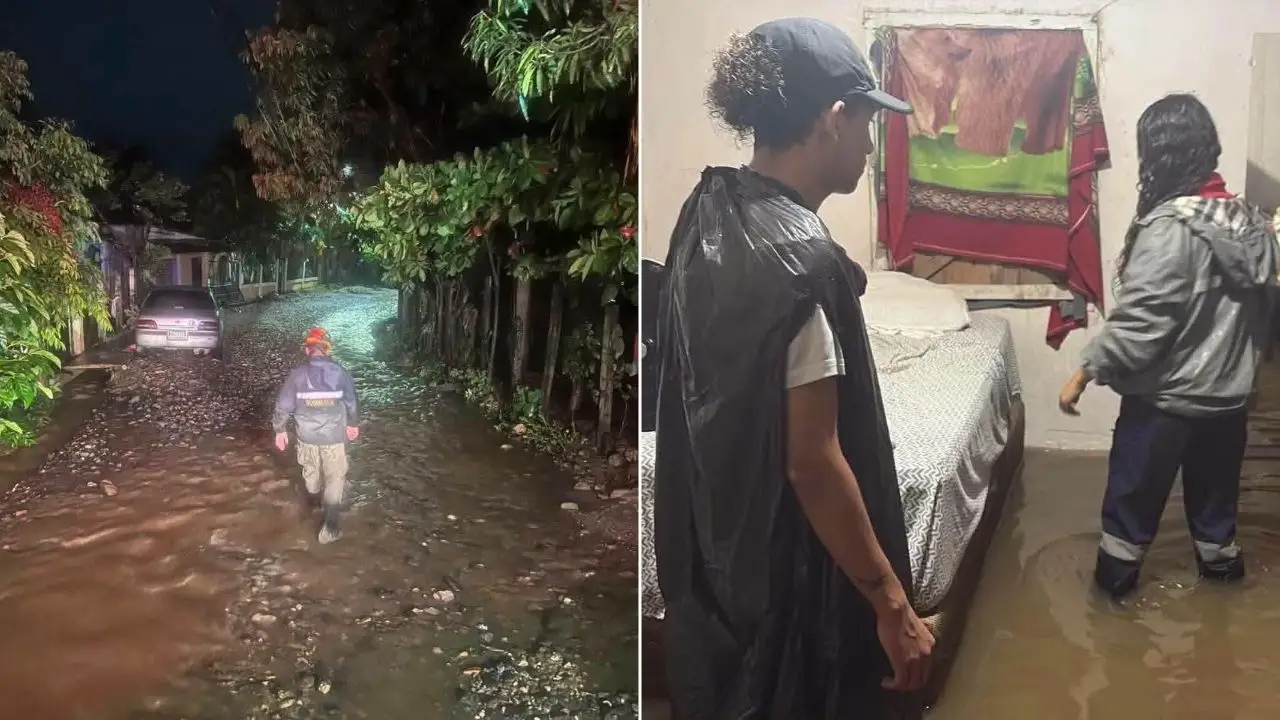 Lluvias dejan inundaciones y deslizamientos a su paso: Honduras en alerta verde Imagen de Lluvias dejan inundaciones y deslizamientos a su paso: Honduras en alerta verde