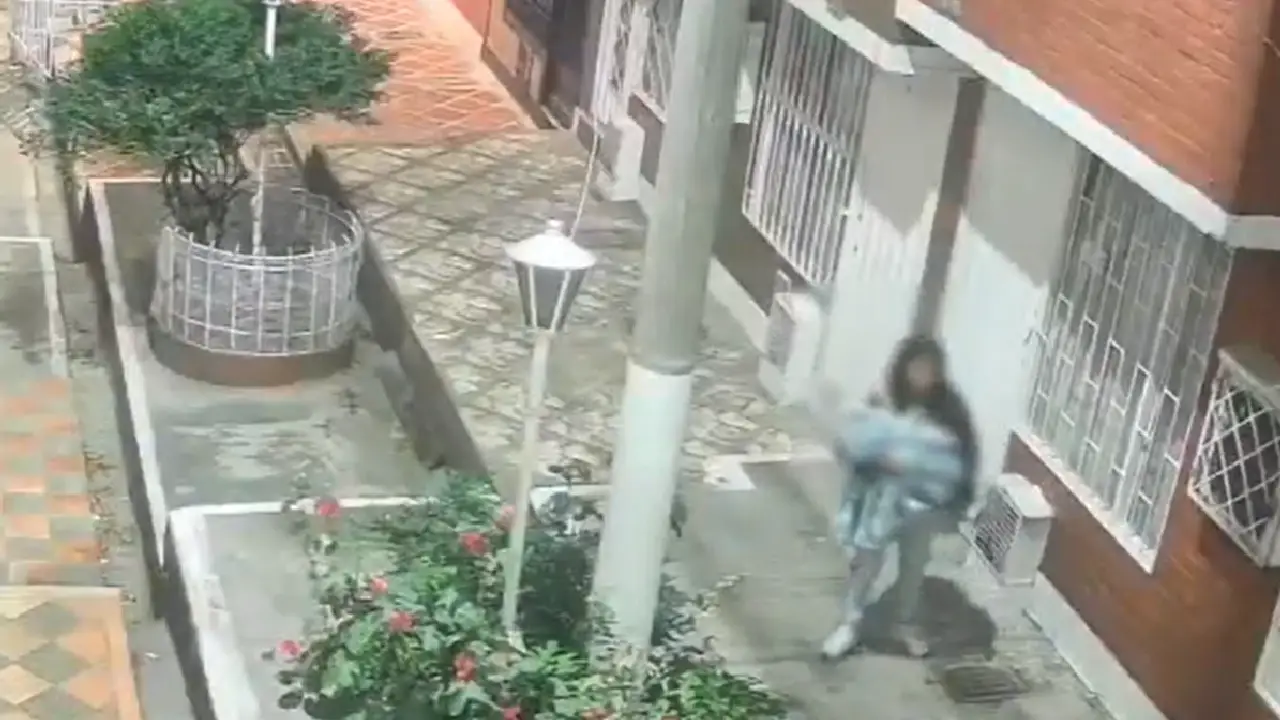 Video capta el momento en que mujer abandona a bebé frente a una casa Imagen de Video capta el momento en que mujer abandona a bebé frente a una casa