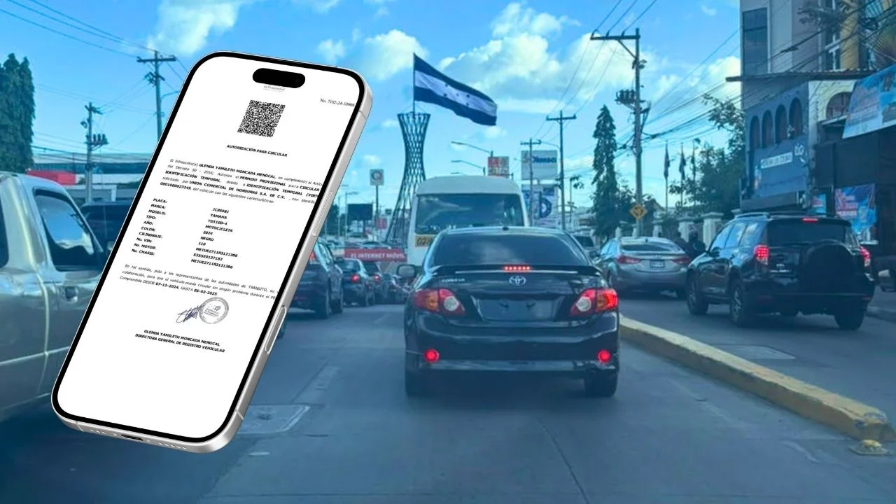 Imagen de Permiso de circulación sin placas del IP en Honduras: trámite paso a paso