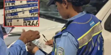 Imagen de Placas de PVC o papel: ¿puedes usarlas para circular en Honduras?