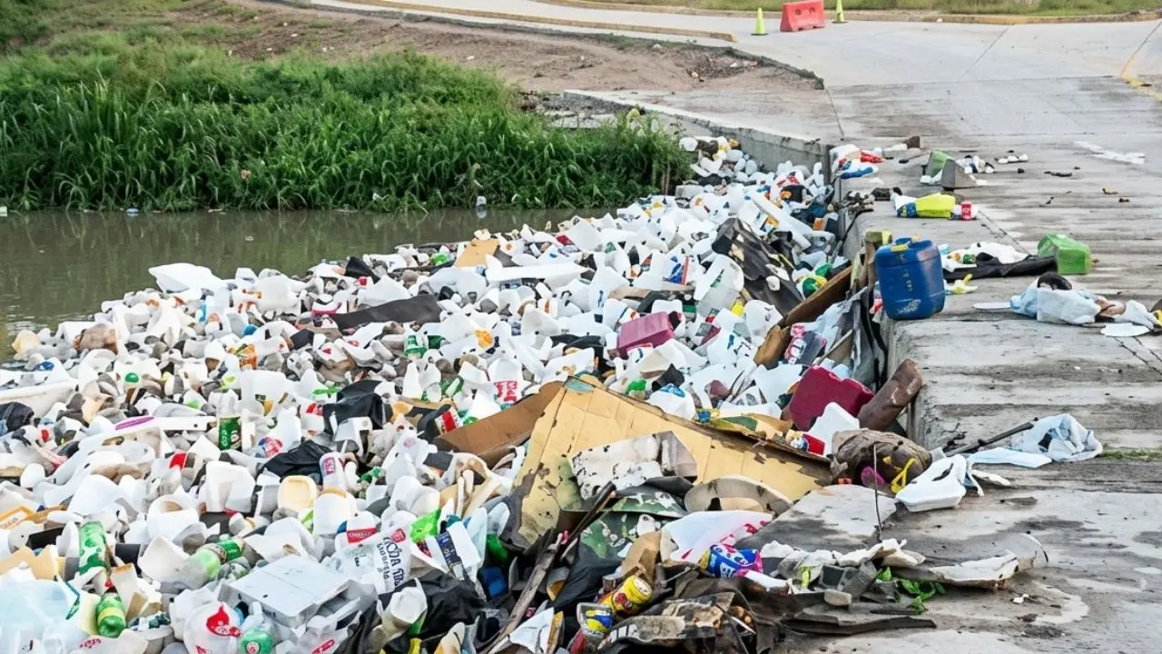 Imagen Principal de Nota: Río Bermejo arrastra toneladas de basura y pone en riesgo colonias de SPS
