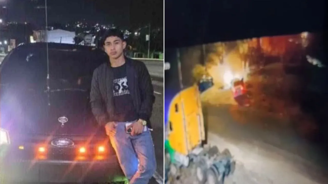Cámara capta accidente donde murió joven de 18 años en Santa Rosa de Copán Imagen de Cámara capta accidente donde murió joven de 18 años en Santa Rosa de Copán
