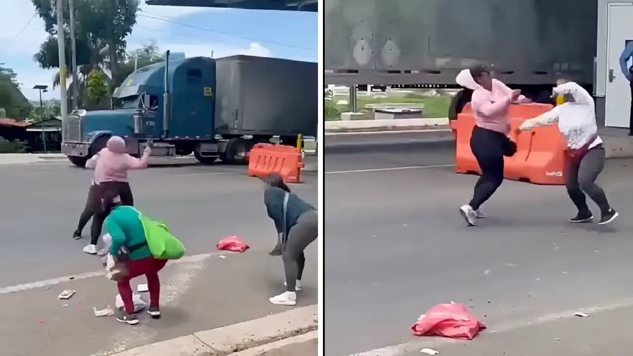 Vendedoras de rosquillas se disputan el amor de un trailero en Danlí Imagen de Vendedoras de rosquillas se disputan el amor de un trailero en Danlí