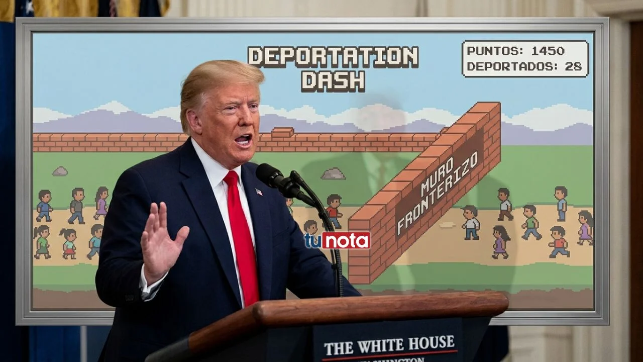 Casa Blanca crea polémica tras lanzar videojuegos enfocados en deportar migrantes Imagen de Casa Blanca crea polémica tras lanzar videojuegos enfocados en deportar migrantes