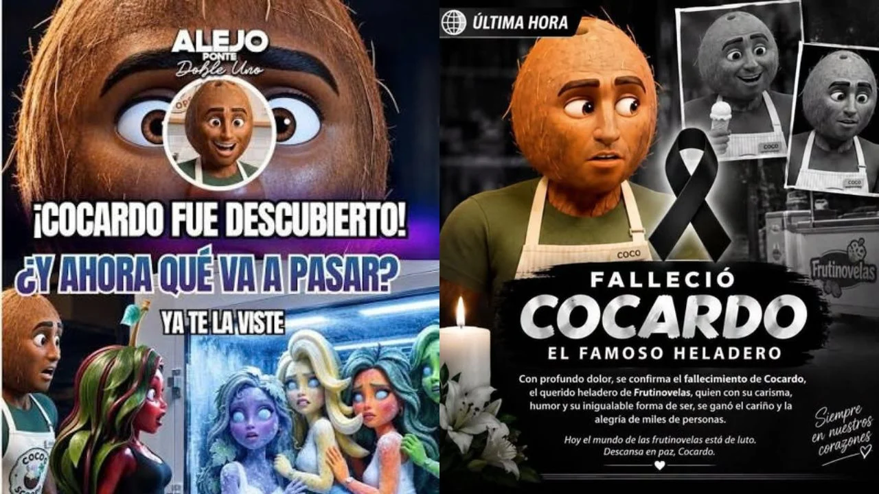 Publicaciones sobre la historia de Cocardo en las frutinovelas.