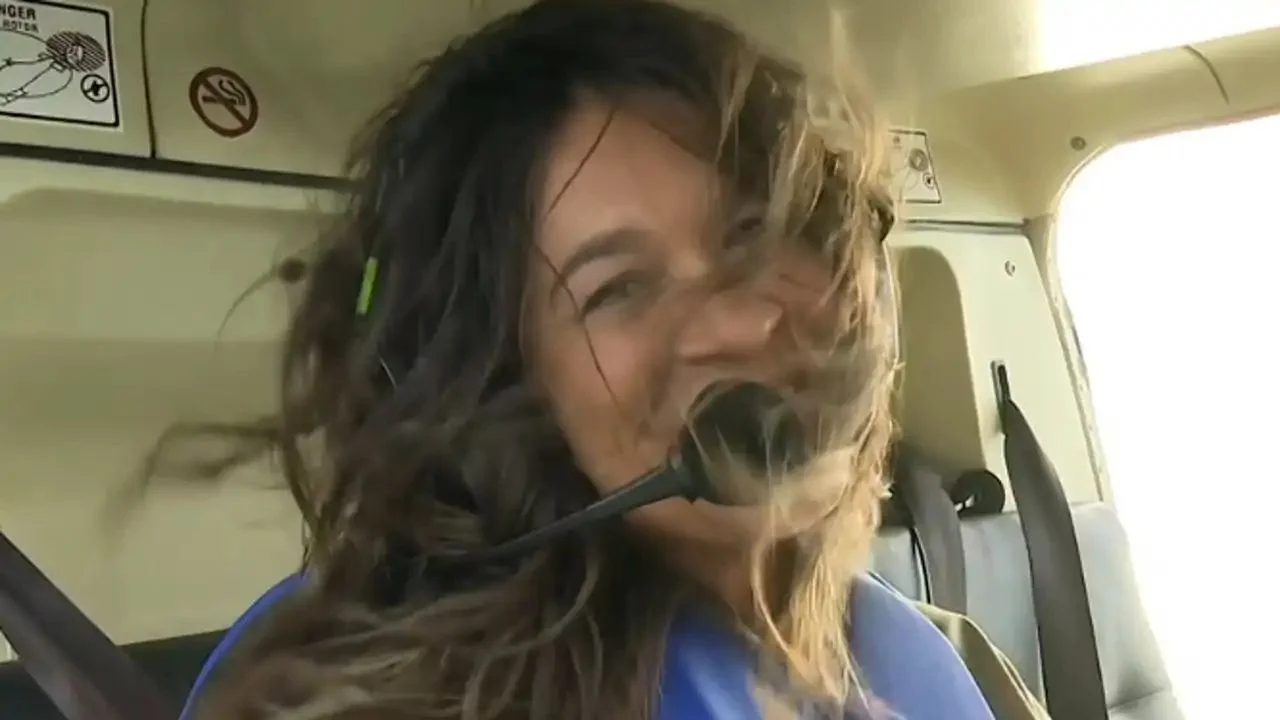 Laura Cuevas llegando a Supervivientes All Stars.