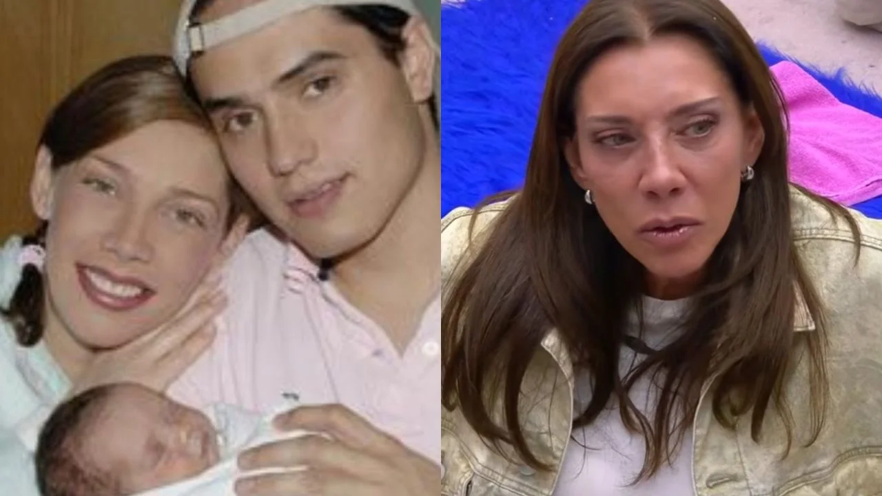 Fotografías de Rubén Lira y Cynthia Klitbo y su hija.
