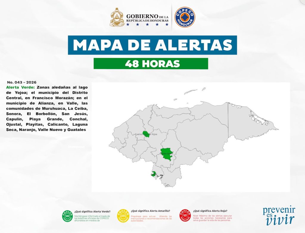 mapa alertas