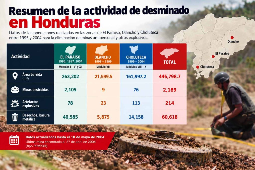 Desminado en Honduras