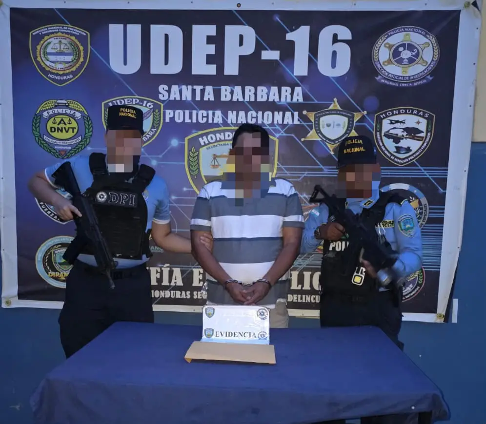 Nicaragüense detenido.