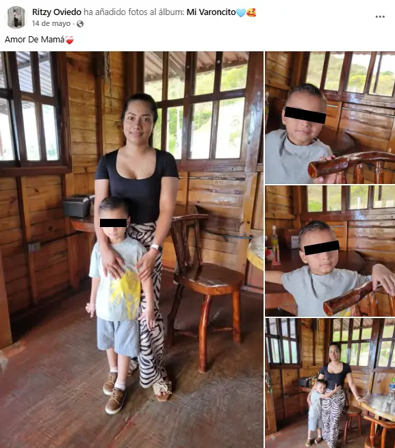 Posteo de Ritzy Oviedo, joven madre que murió por sospechas de dengue en Choluteca