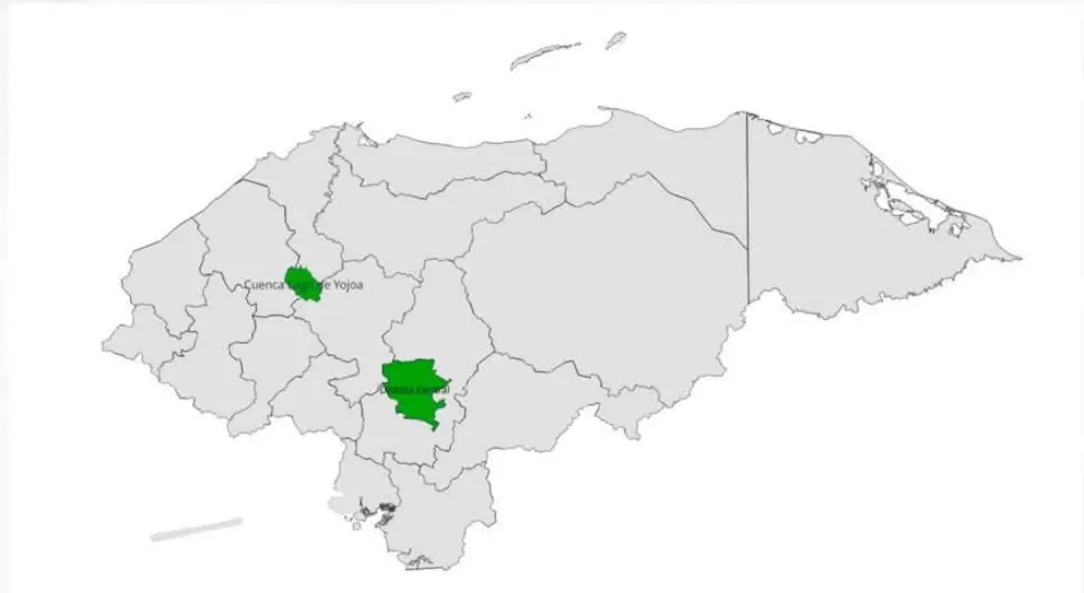 alerta verde en el Distrito Central y zonas aledañas al Lago de Yojoa