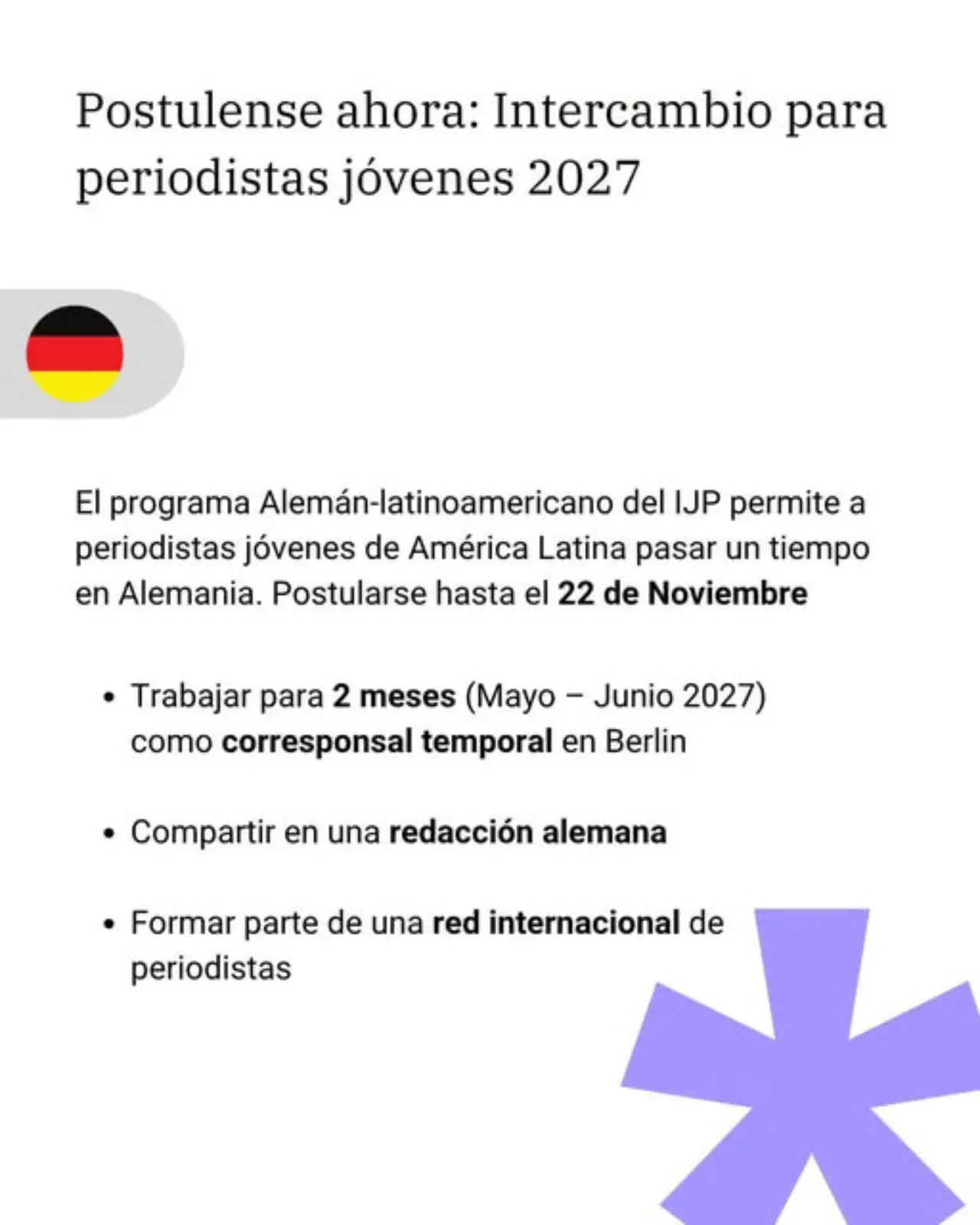 Beca Alemania