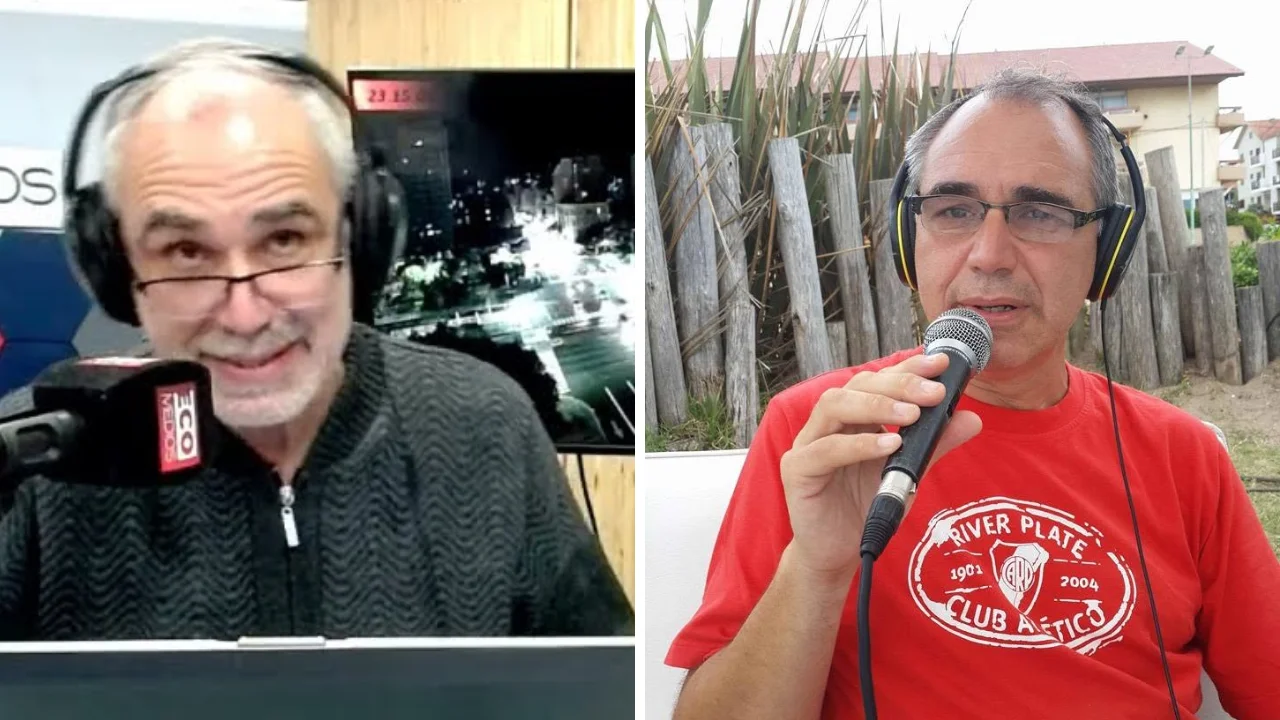 Collage de fotos del periodista Carlos Clerici 