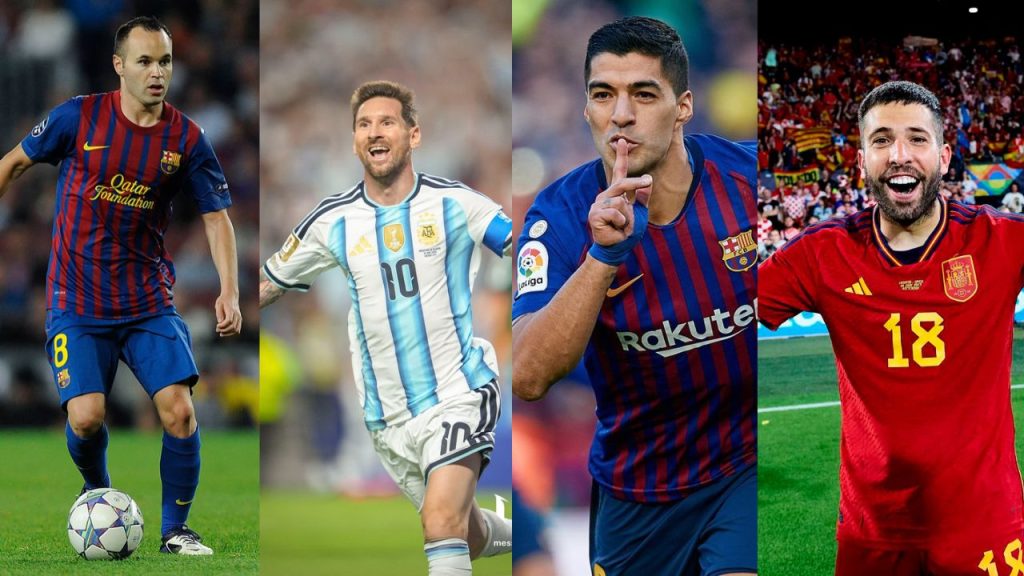Champions Barcelona en 2015.