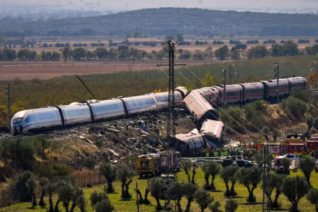 Choque de trenes en España