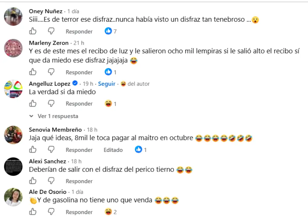 Disfraz de recibo de la luz