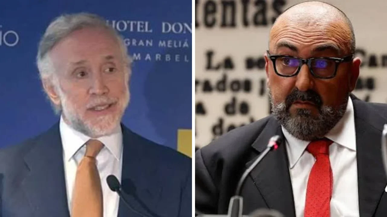 Collage de fotos de Eduardo Inda y Koldo García