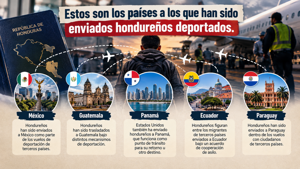los hondureños en otros países