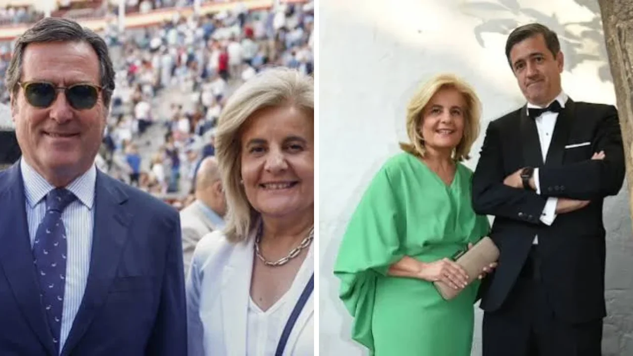 Fotos de Fátima Báñez con Jaime Alonso, su esposo y padre de sus hijos