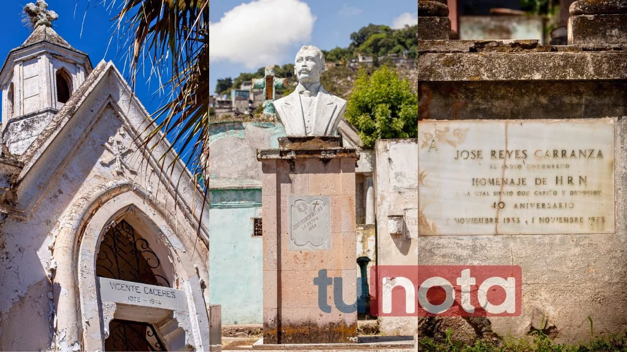 Figuras en el Cementerio de Tegucigalpa