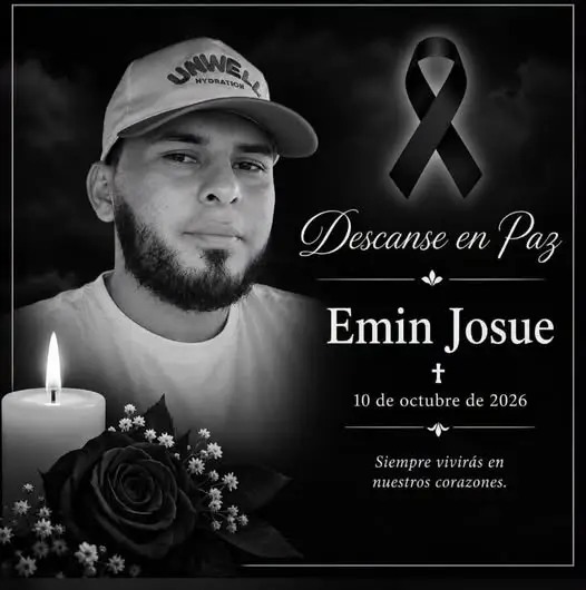 nota de duelo por Emil Josué Carazo, taxista que hallado muerto en cuartería de Danlí