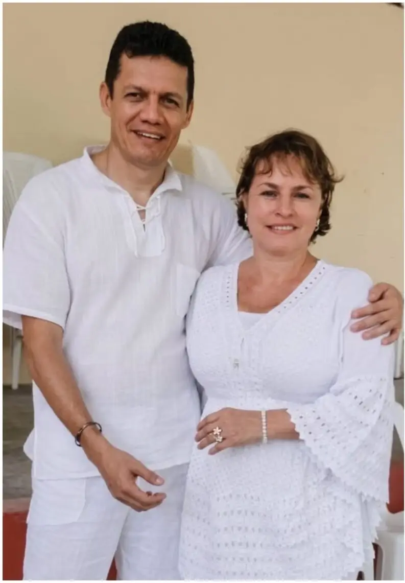 Gilbert Montilla Sánchez, de 50 años, y Gloria Aleyda Meza Rico, de 57, pareja que murió ahogada en El Salvador