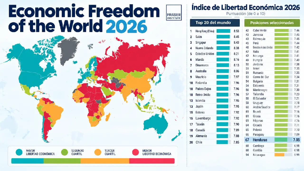 Informe del Índice de Libertad Económica del Instituto Fraser