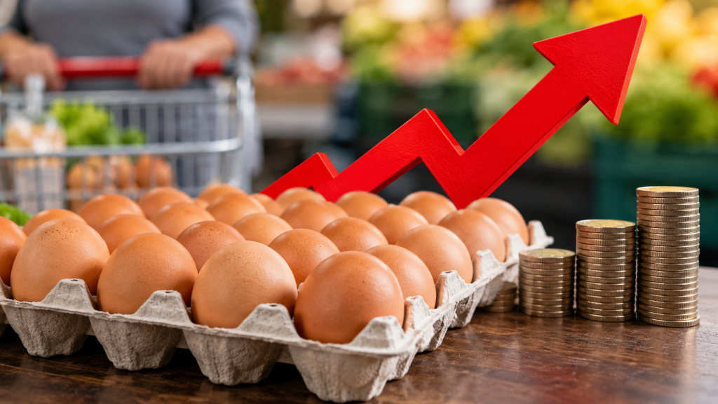aumento al precio del cartón de huevos
