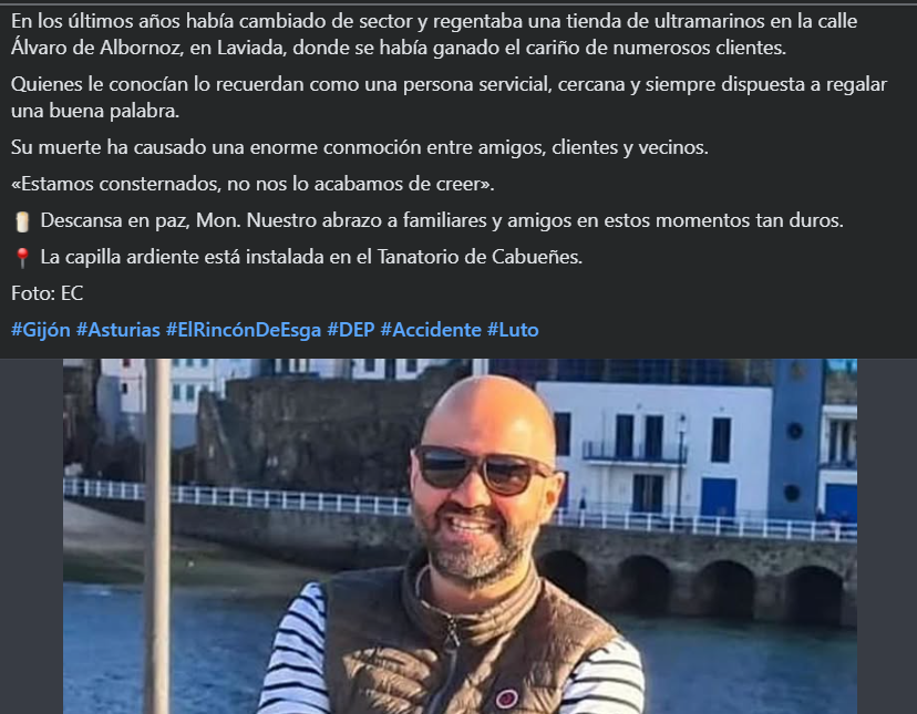 José Ramón Cajigal esquela