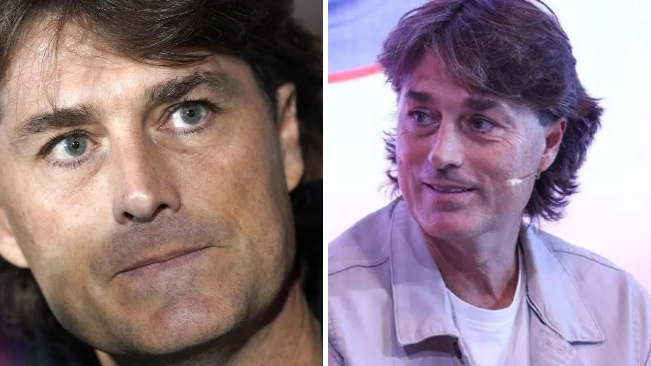 Collage de fotos de Julen Guerrero, exjugador del Athletic Club y de la selección española