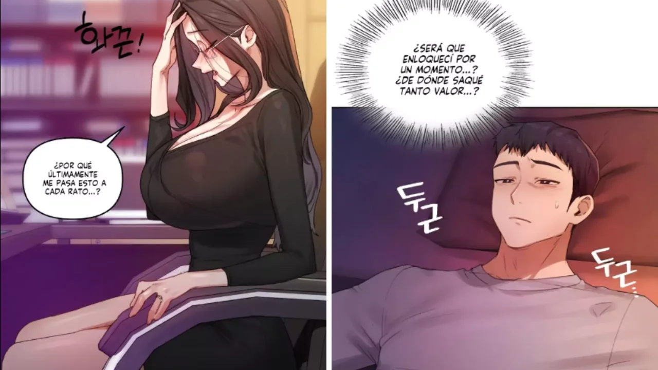 Fotos del manhwa La Cuenta Secreta de la Profesora 