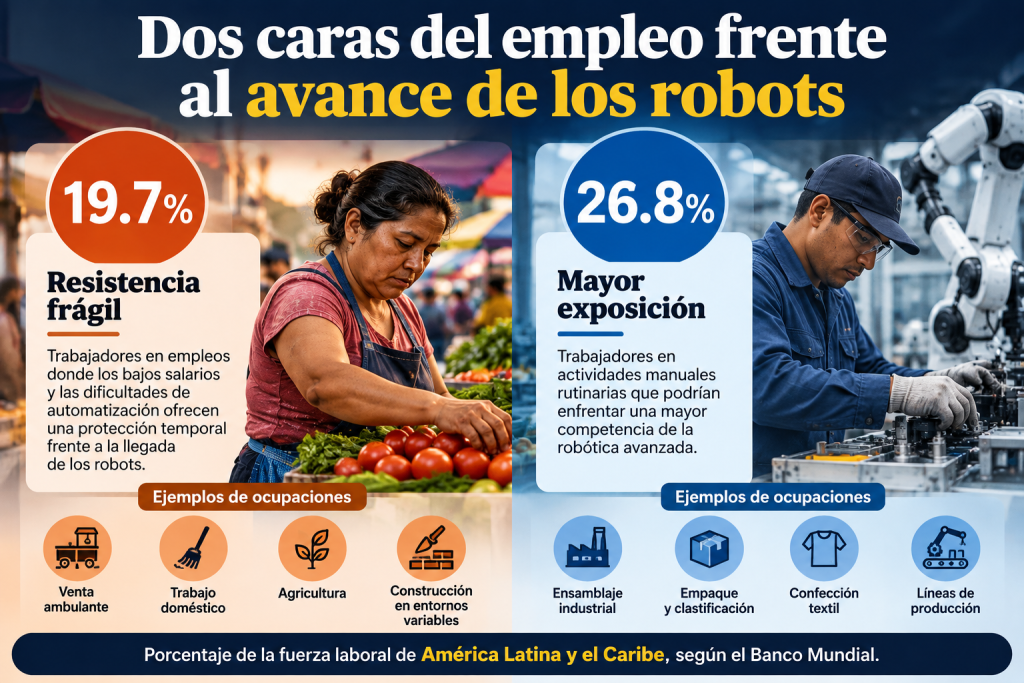avance de los robots
