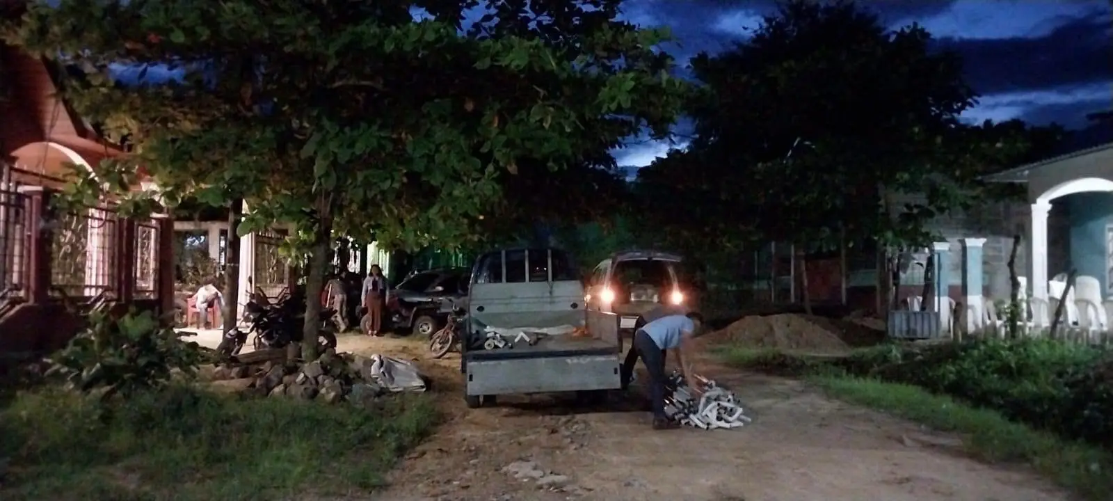 Casa en la que hallaron muerto a Danilo Gálvez