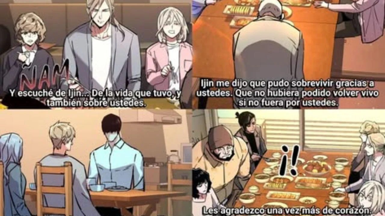 Personajes del manhwa Mercenario Adolescente