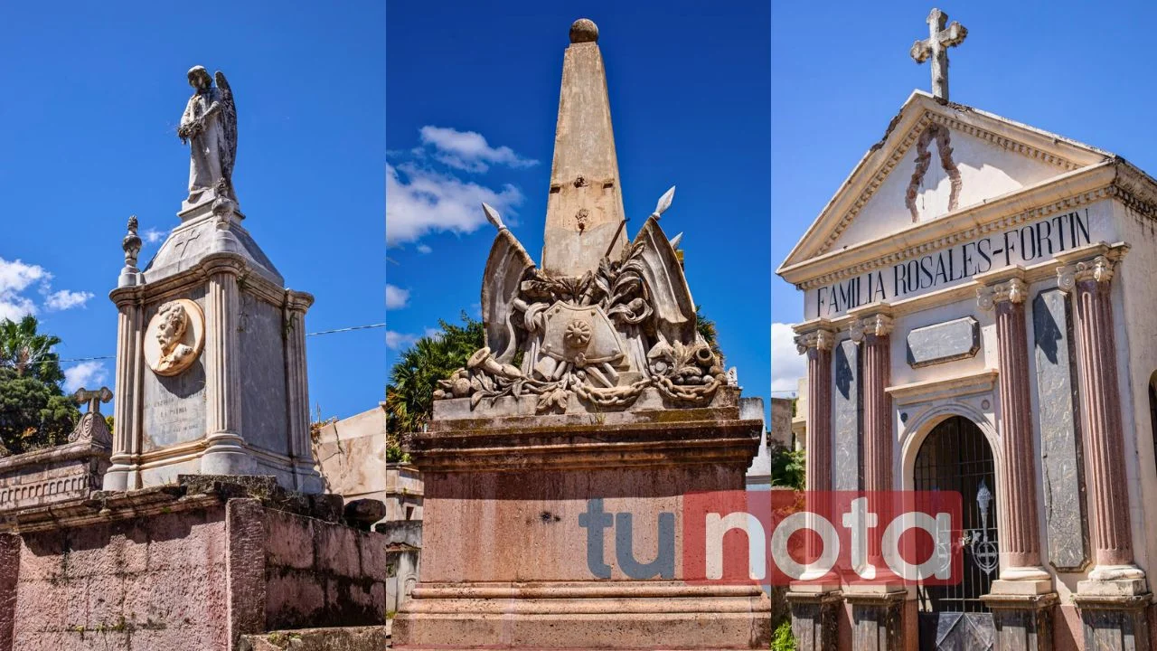 Mausoleos del Cementerio General de Tegucigalpa.