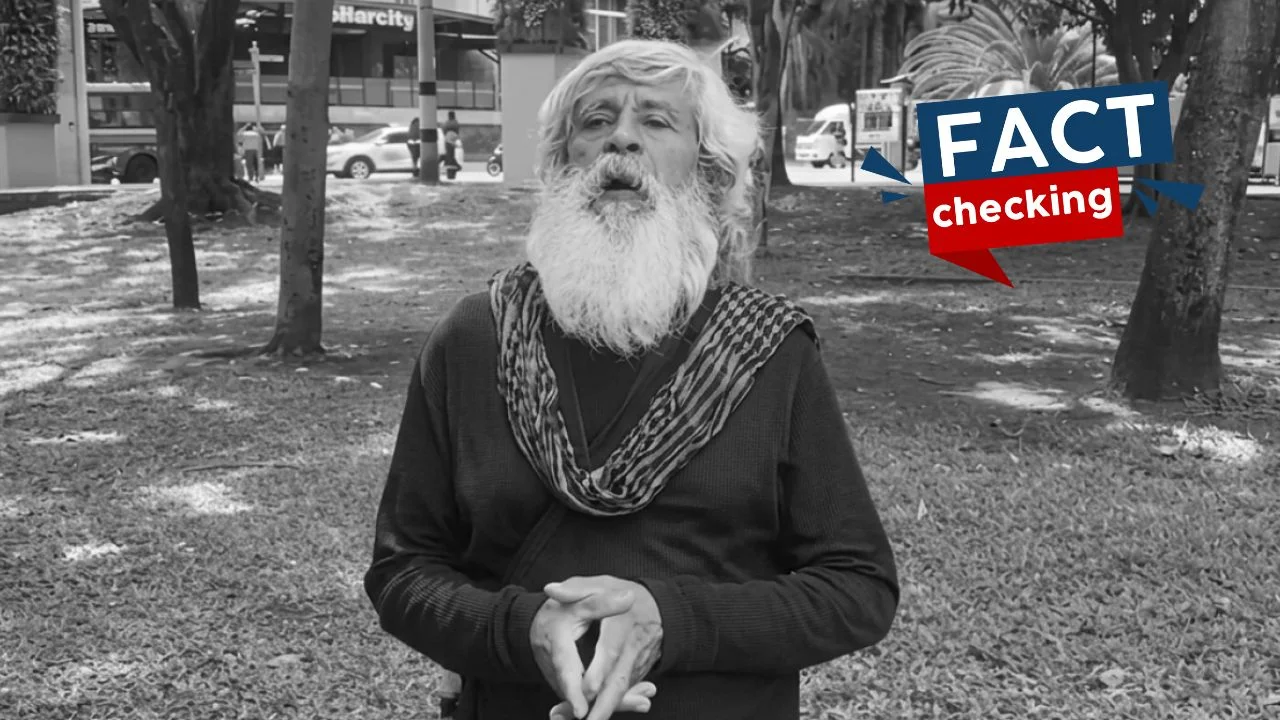 Foto en blanco y negro del profeta Simón.