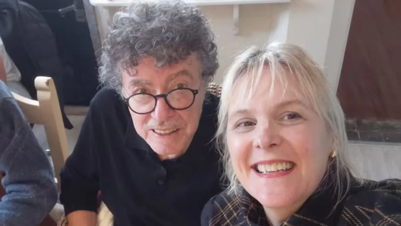 Piero junto a Mariana Schettini
