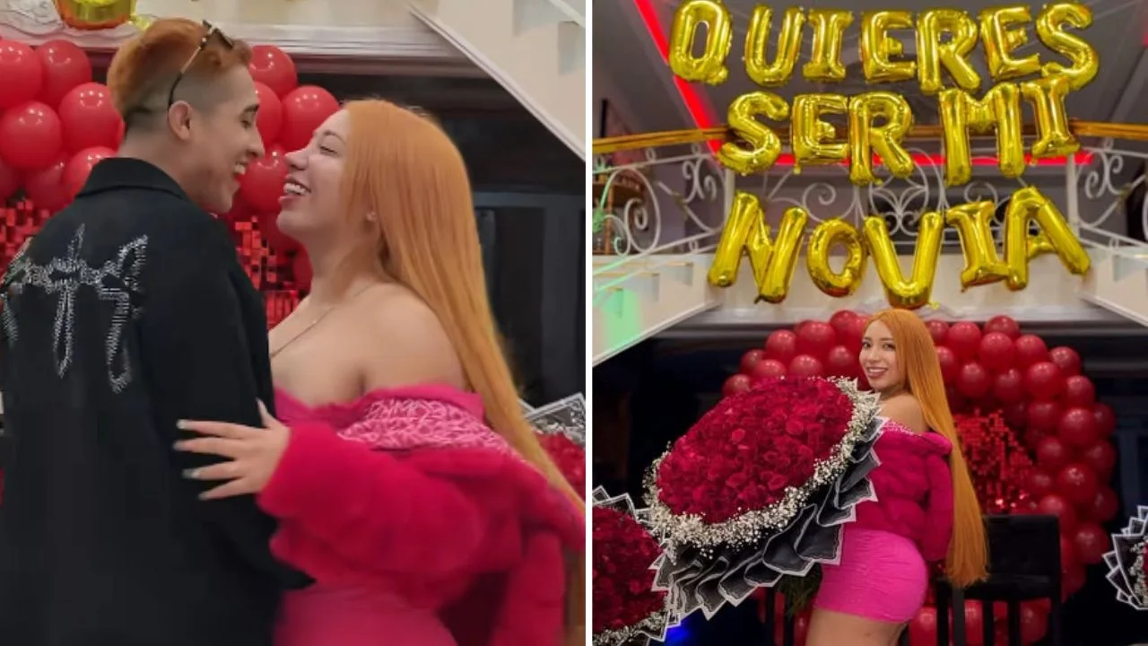 Verito Aguas con nuevo novio: el video de la romántica propuesta de El Bellako Imagen de Verito Aguas con nuevo novio: el video de la romántica propuesta de El Bellako