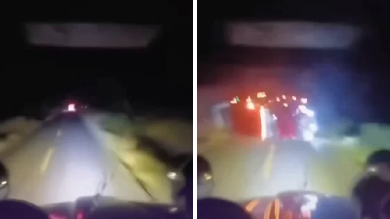 Video: Iba cantando sobre la muerte mientras conducía y grabó su propio choque Imagen de Video: Iba cantando sobre la muerte mientras conducía y grabó su propio choque